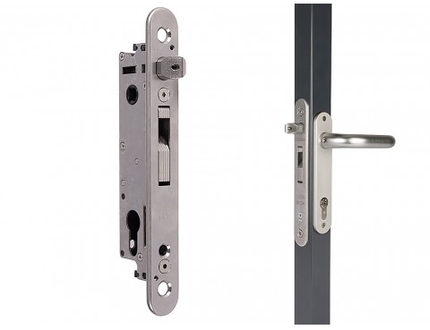 FORTYLOCK 40 – Broască incastrabila pentru porti metalice cu profil 40mm