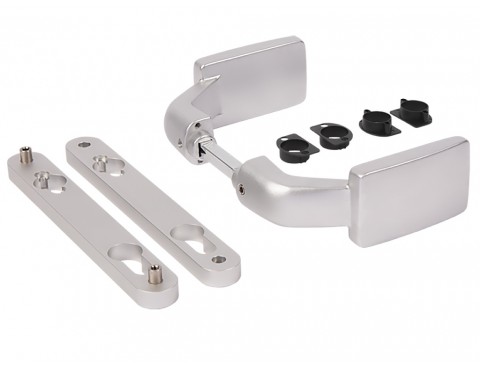 3006FIX – Pereche de mânere din aluminiu anodizat, cu funcție de fixare și/sau rotire.